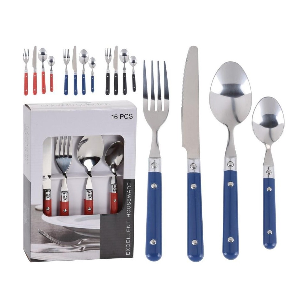 SERVIZIO 16POSATE INOX 3ASS